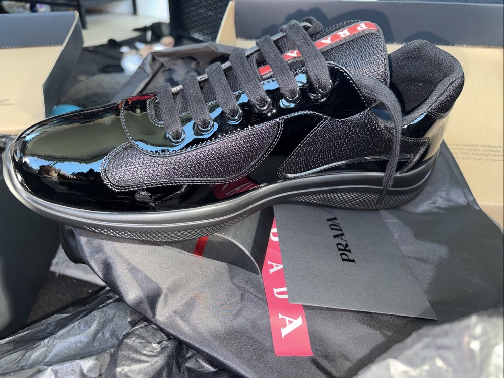 PRADA America's Cup Sneakers Black