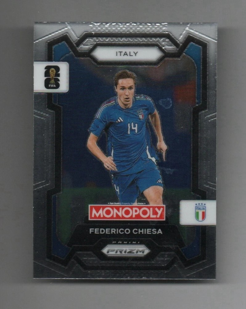 2026 Prizm Monopoly FIFA World Cup Soccer Federico Chiesa #35 Italy Italia