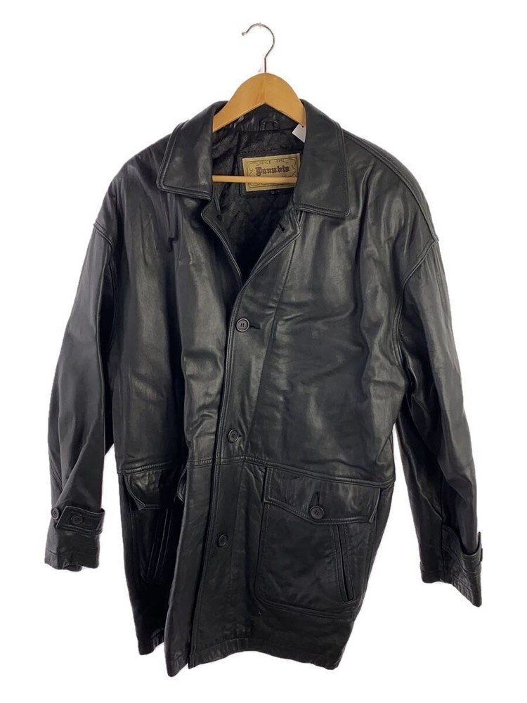 Leather Jacket Blouson/Ll/Sheep Leather/Blk/Lamb 3498