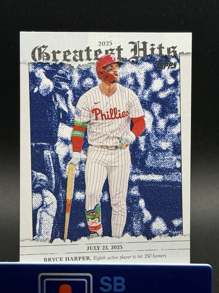 2026 Topps Series 1 Bryce Harper #GH-10 2025 Greatest Hits Philadelphia Phillies