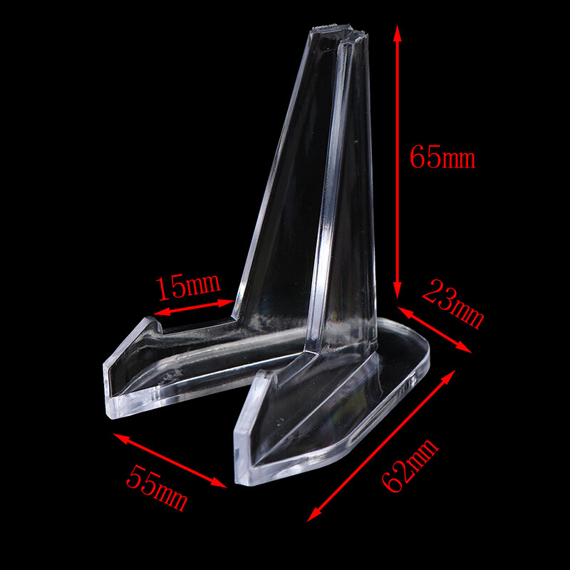 1Pc 65mm Collectibles Coin Easel Medal Badge Holder Post Card Display Stand *a5