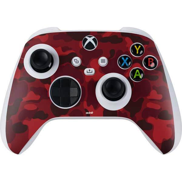 Camouflage Xbox Series S Controller Skin - Red Street Camo