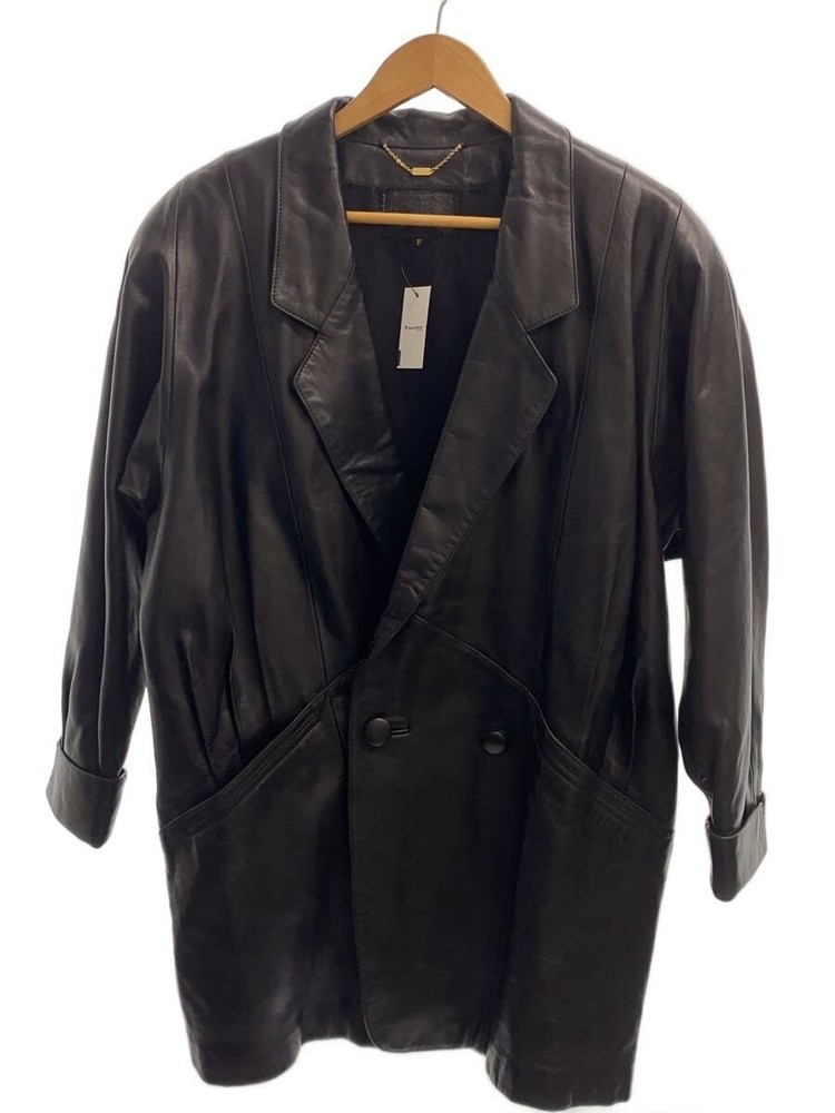 Lemonde Leather Jacket Blouson/Free/Sheep Leather/Blk/Plain 3498