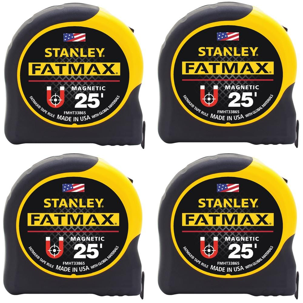 FATMAX 25 Ft. X 1-1/4 In. Magnetic Tape Measure (4-Pack)