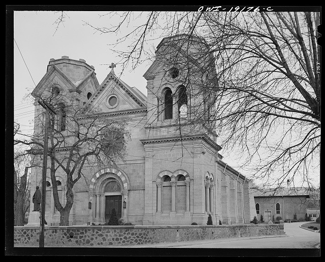 Photo:Santa Fe New Mexico Cathedral 1943 St Francis Catholic Church