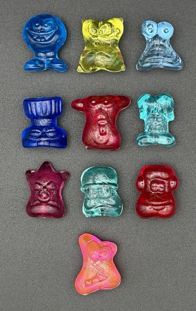Lot 10 Classic Hielocos Coca-Cola Series 1 Crazy Bones Brazil 1990s