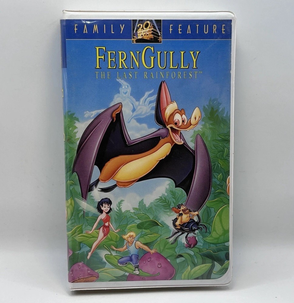 Ferngully: The Last Rainforest VHS 1992 Video Tape Family Clamshell Nearly New!