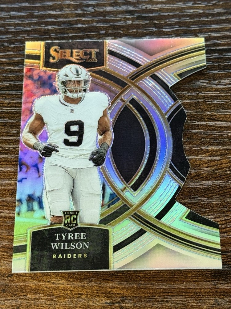2023 Panini Select - Premier Level Tyree Wilson Die Cut#119 (RC) - Silver