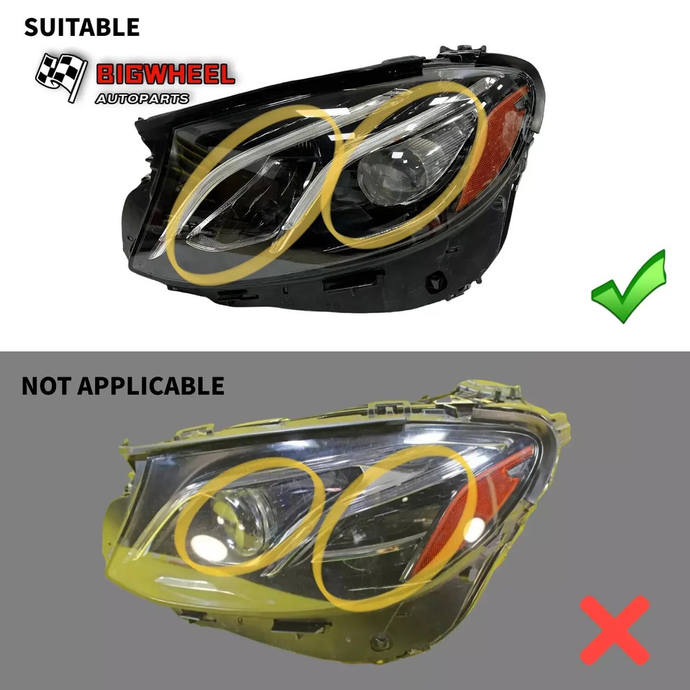 2016-2018 Mercedes E-Class Left Driver Side LED Headlight A2139066901