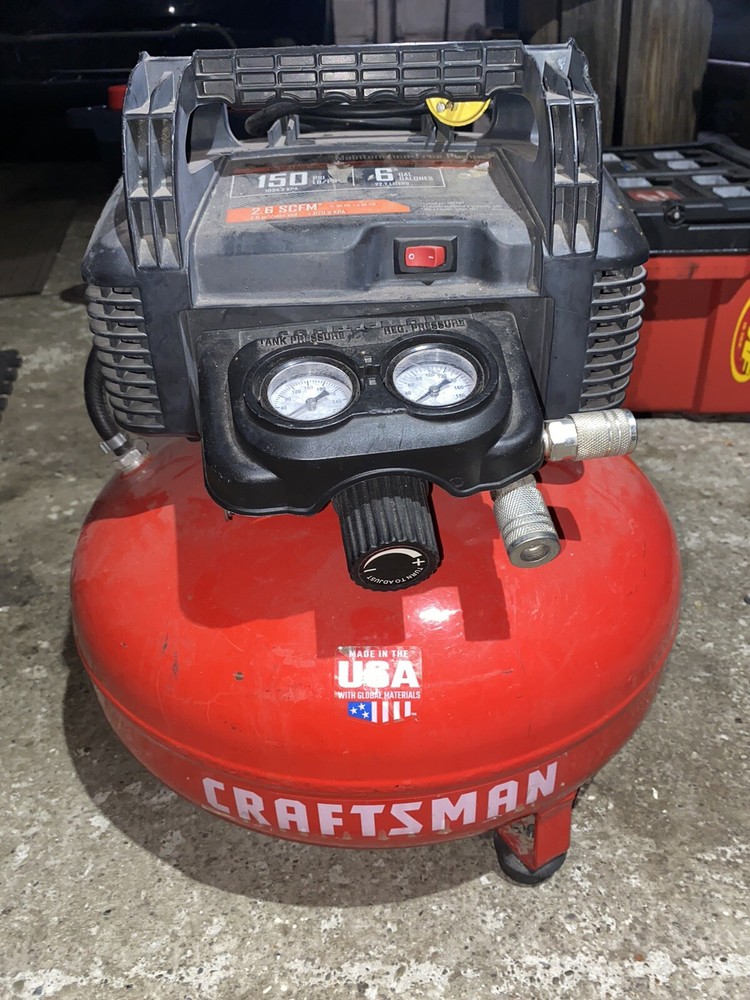 Craftsman CMEC6150 6-Gallon Portable Electric Air Compressor - Red