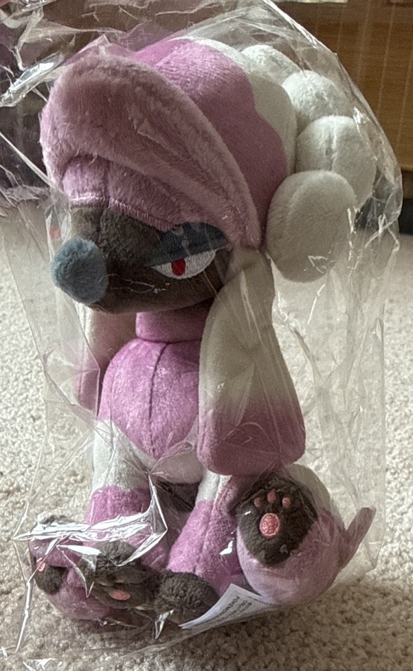 Pokemon Center original Plush Doll Pokémon fit Furfrou Madam Stuffed toy New US