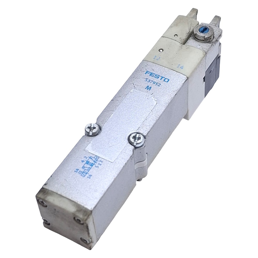 Festo VMPA2-M1H-M-PI 537952 Solenoid Valve, 5/2 Way, 1MPa Max, 24VDC Coil