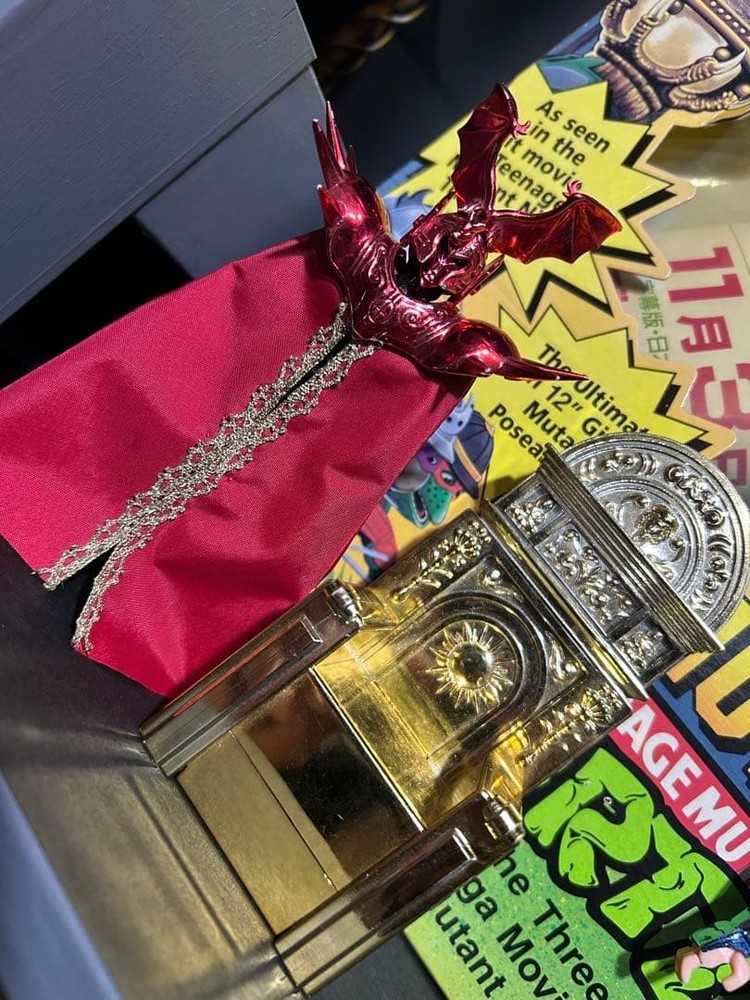 Saint Seiya Pope Ares Figure Gold Cloth Present Campaign Bandai Vintage Rare JP