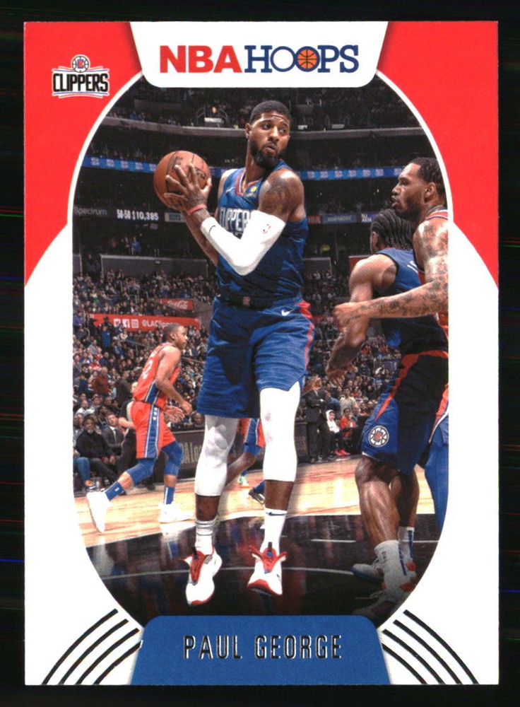 Paul George 2020-21 Hoops #97 BASKETBALL Card