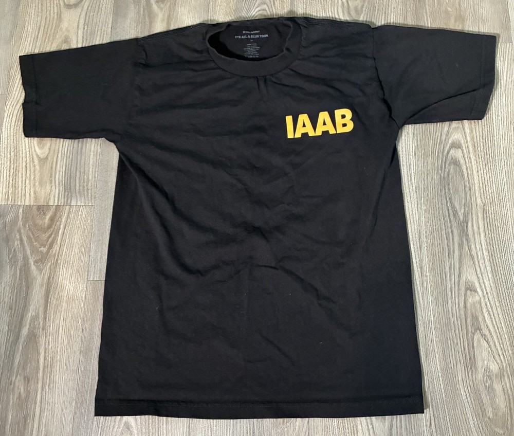 Drake IAAB 2023 It's All A Blur Tour Shirt Mens Medium Black Concert Graphic Tee