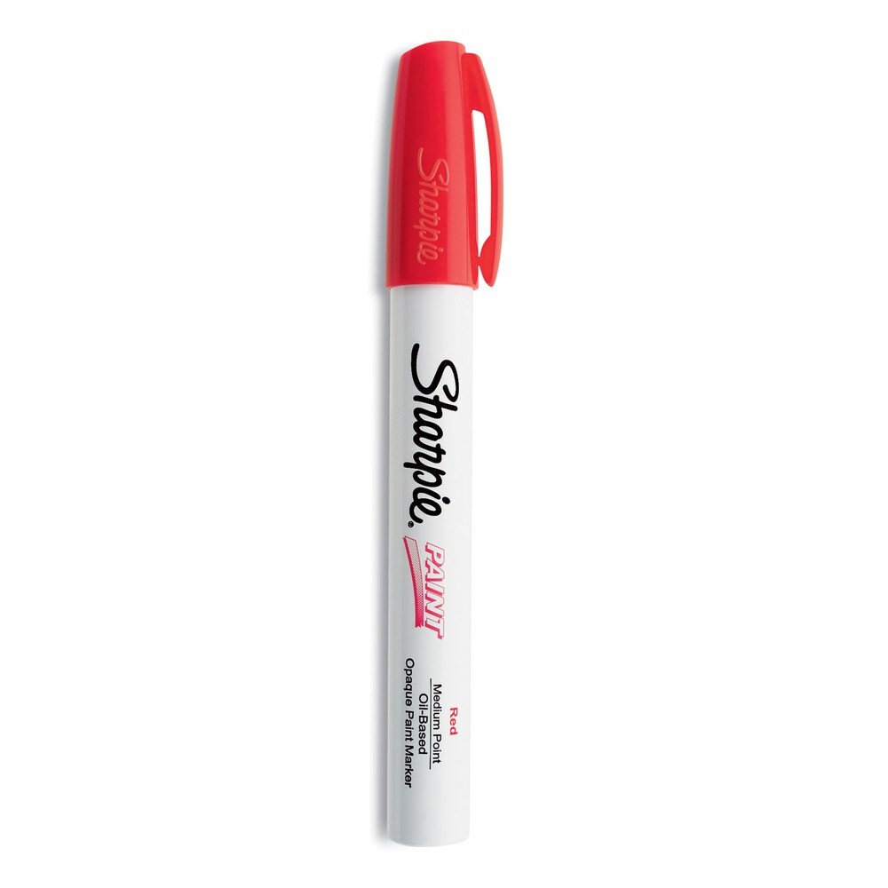 Sharpie 35550 Medium Bullet Tip Permanent Paint Marker - Red New