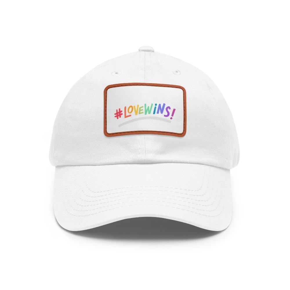 Leather Pride Hat Valentine’s Day Gift for Men Women Love Wins