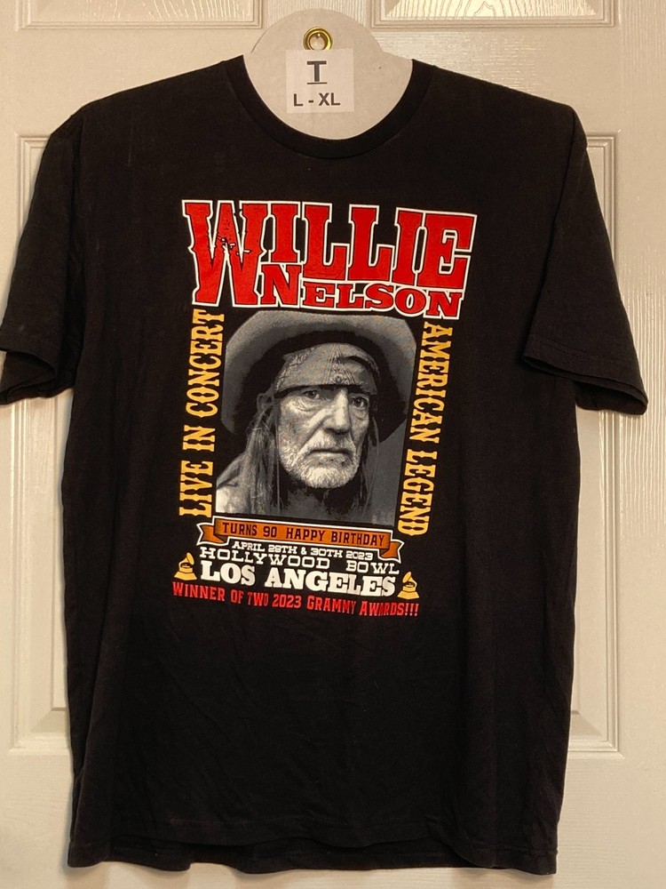 Willie Nelson Original Franks Bros' print tee 