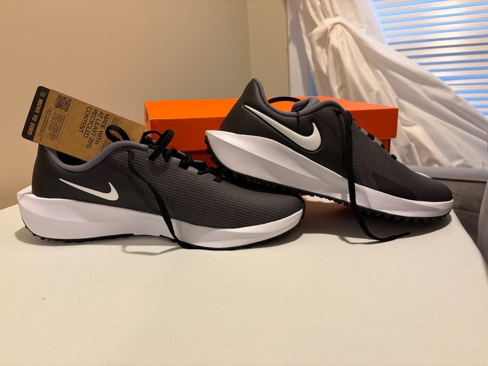 Nike Infinity G NN Golf Shoe Black White Smoke Gray Mens 10 NEW FN0555-001