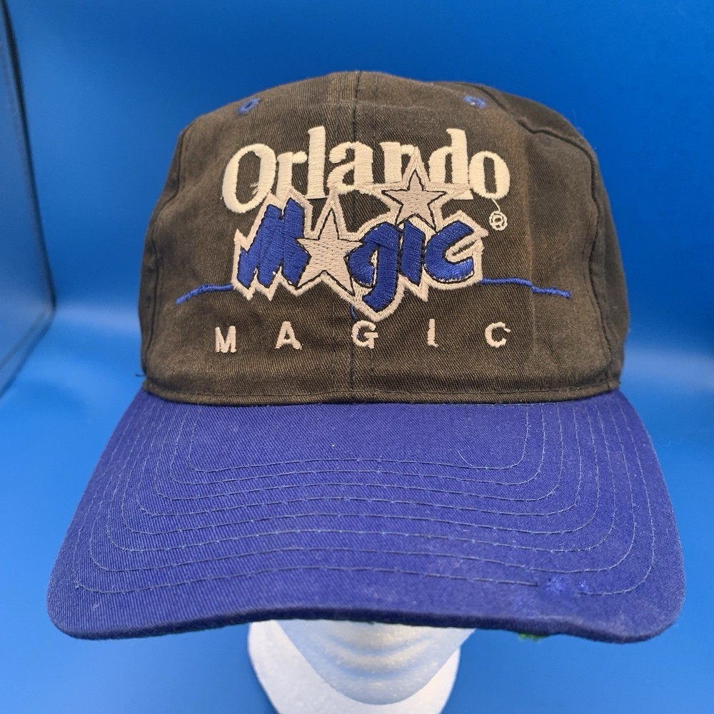 Orlando Magic Twins Snapback Hat Vintage 90's Spellout Lid Cap NBA Basketball