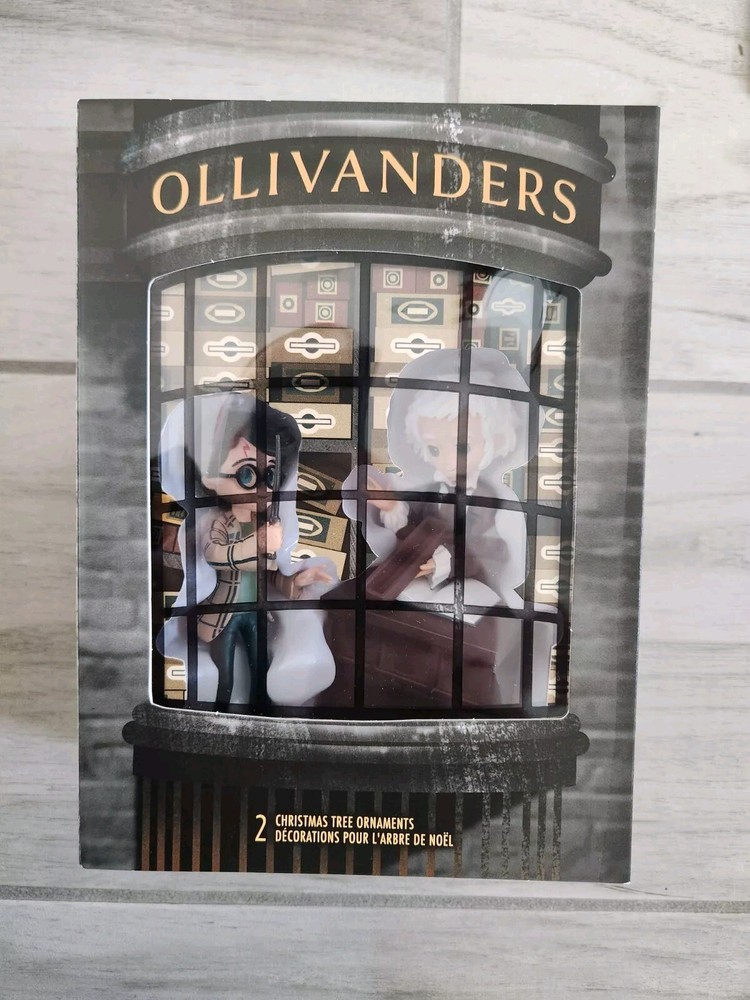 Hallmark Harry Potter and Ollivander Christmas Ornaments, Set of 2