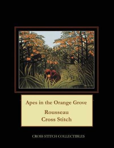 Apes In The Orange Grove: Rousseau Cross Stitch Pattern