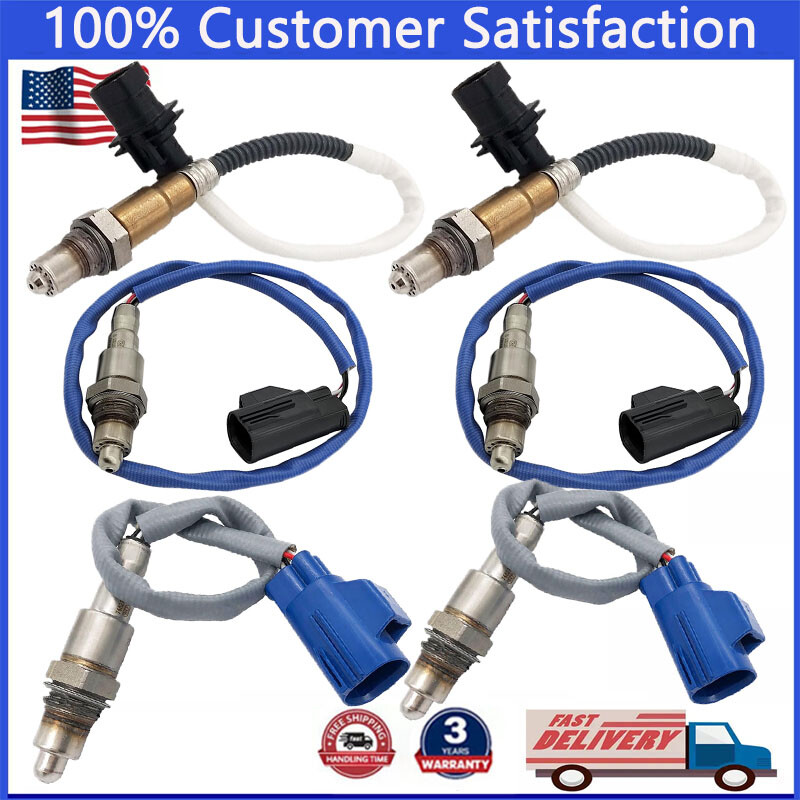6PCS O2 Oxygen Sensor For 2014-2019 Land Rover Range Rover/Rover Sport 3.0L 5.0L