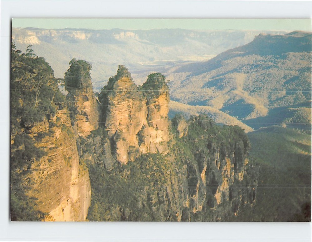 Postcard Three Sisters in the Blue Mountains Katoomba Australia