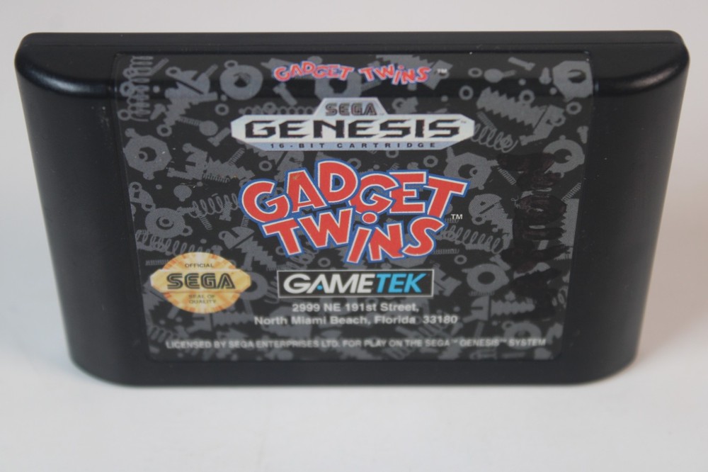 Gadget Twins (Sega Genesis, 1992) Authentic, game only, Tested/works