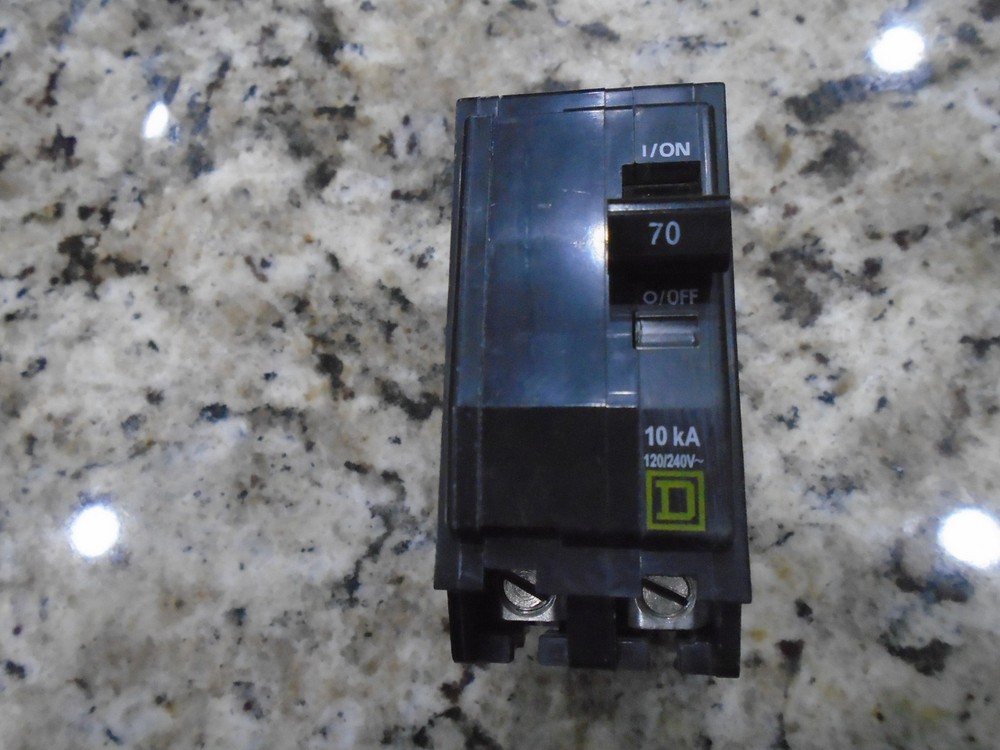 Square D Qo270  70 Amp Double Pole Thermal Magnetic Breaker *New *Free Shipping