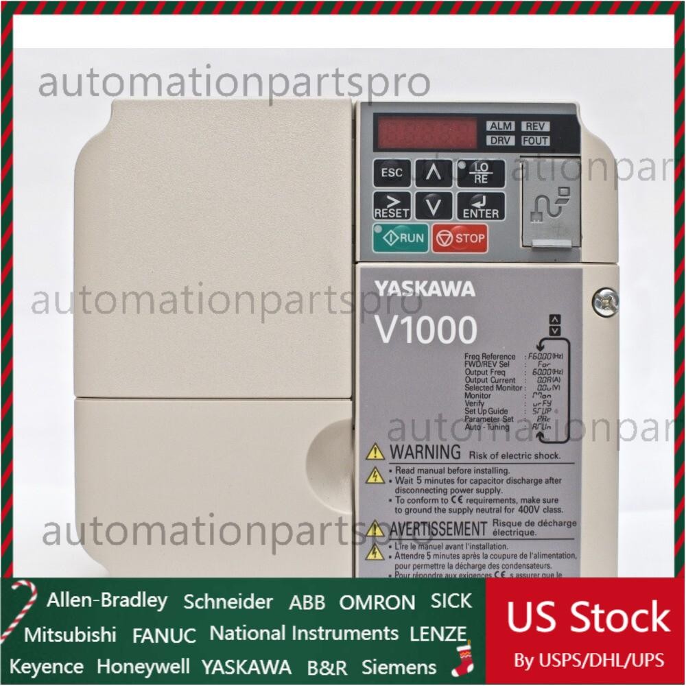 Yaskawa V1000 VFD Inverter Drive, 5.5KW (3HP), 200 ~ 240V, CIMR-VT2A0020BAA