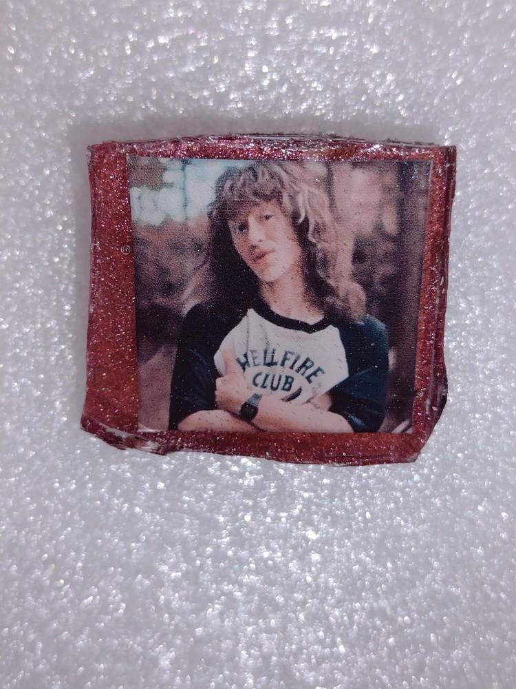 Eddie Munson Stranger Things Handmade Art Pin Season 4