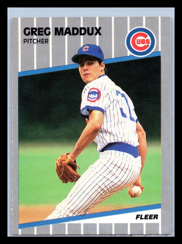 1989 Fleer #431 Greg Maddux Chicago Cubs