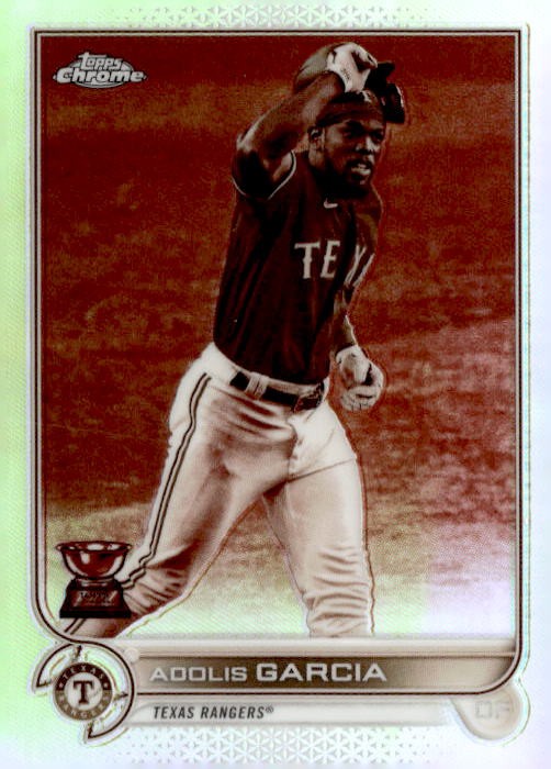 2022 Topps Chrome #25 Adolis Garcia Sepia Refractor