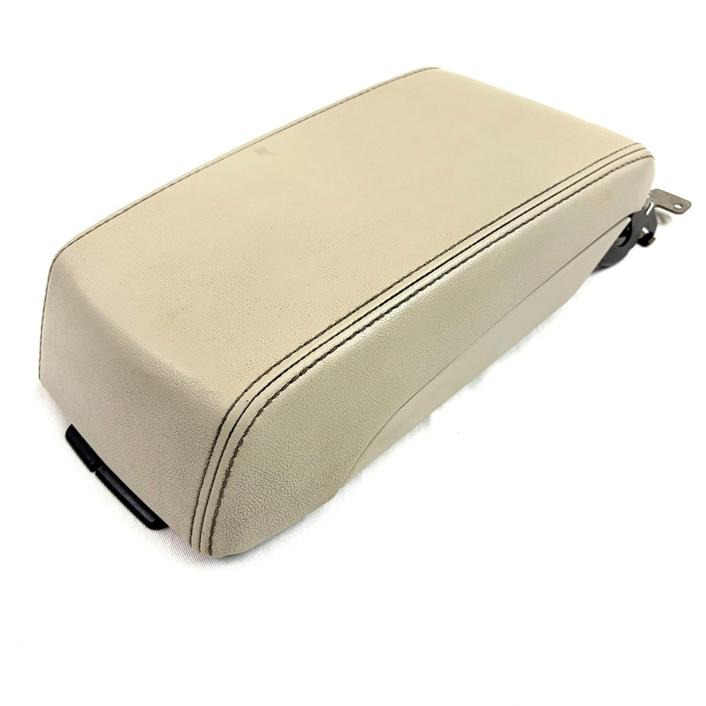 2010-2014 Subaru Outback Legacy Center Console Lid Armrest OEM BEIGE LEATHER