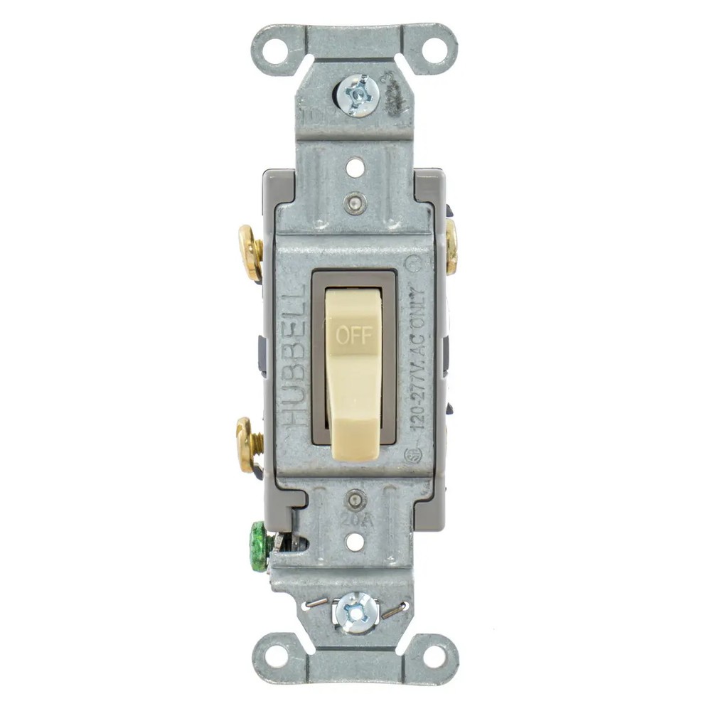 NEW Hubbell Double Pole Toggle Switch CSB2201 Commercial Grade 20A 120/277V AC-image
