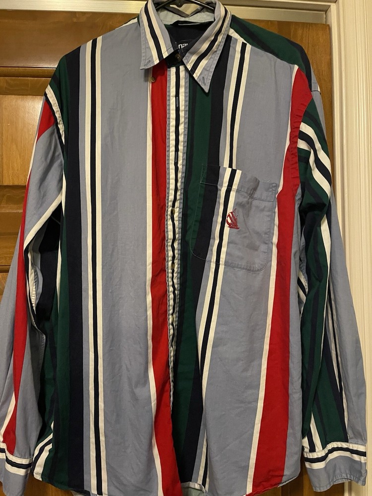 NAUTICA Vintage MENS SHIRT LARGE