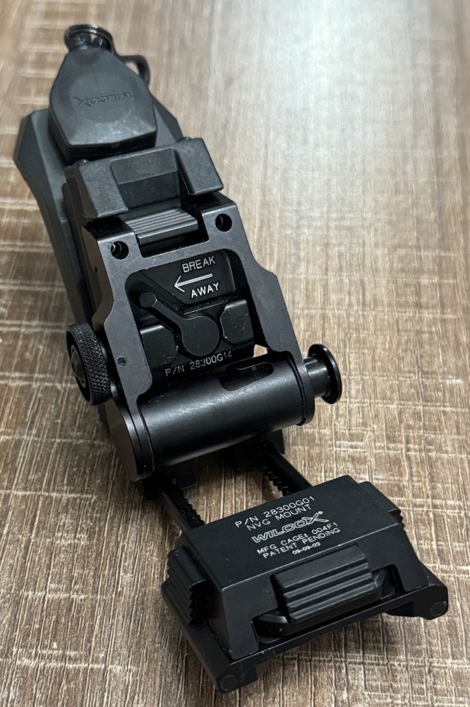 Wilcox L3 G10 1 Hole Bracket Integrated Breakaway NVG Mount, GWOT SOF