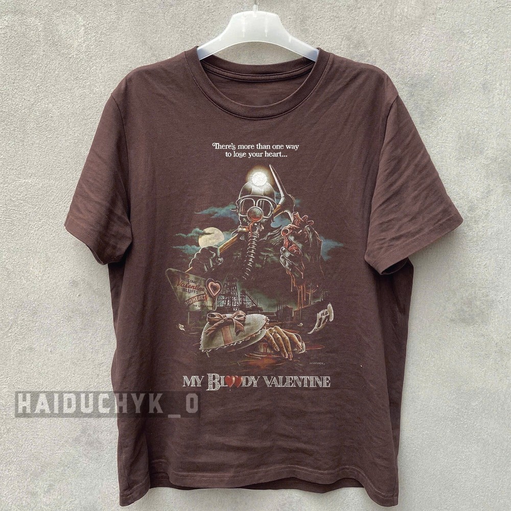 My Bloody Valentine Horror movie Retro Unisex Russet T-shirt Size S-5XL