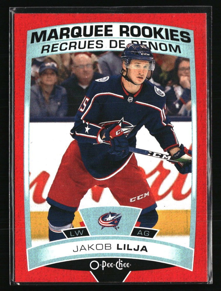 Jakob Lilja 2019-20 O-Pee-Chee Red #637 Hockey Card