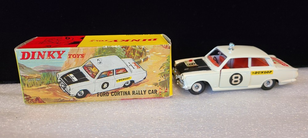 Dinky Ford Cortina Rally Car With Original Box