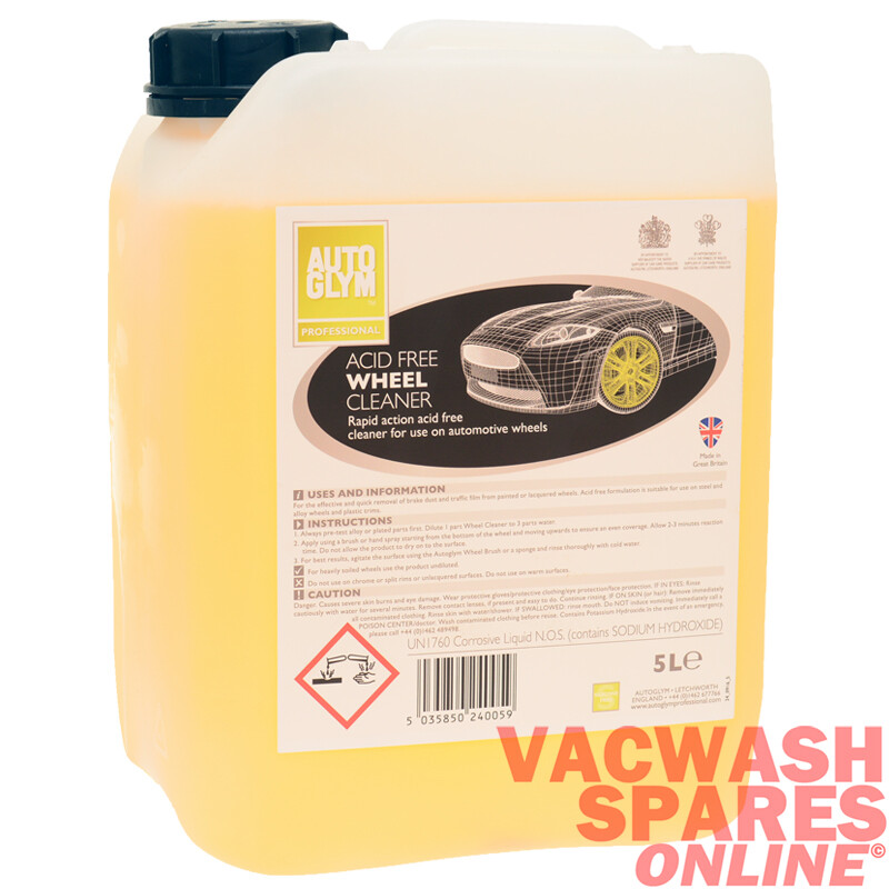AUTOGLYM ACID FREE WHEEL CLEANER 5LITRE - PROFESSIONAL RANGE - TRADE & VALETING-image