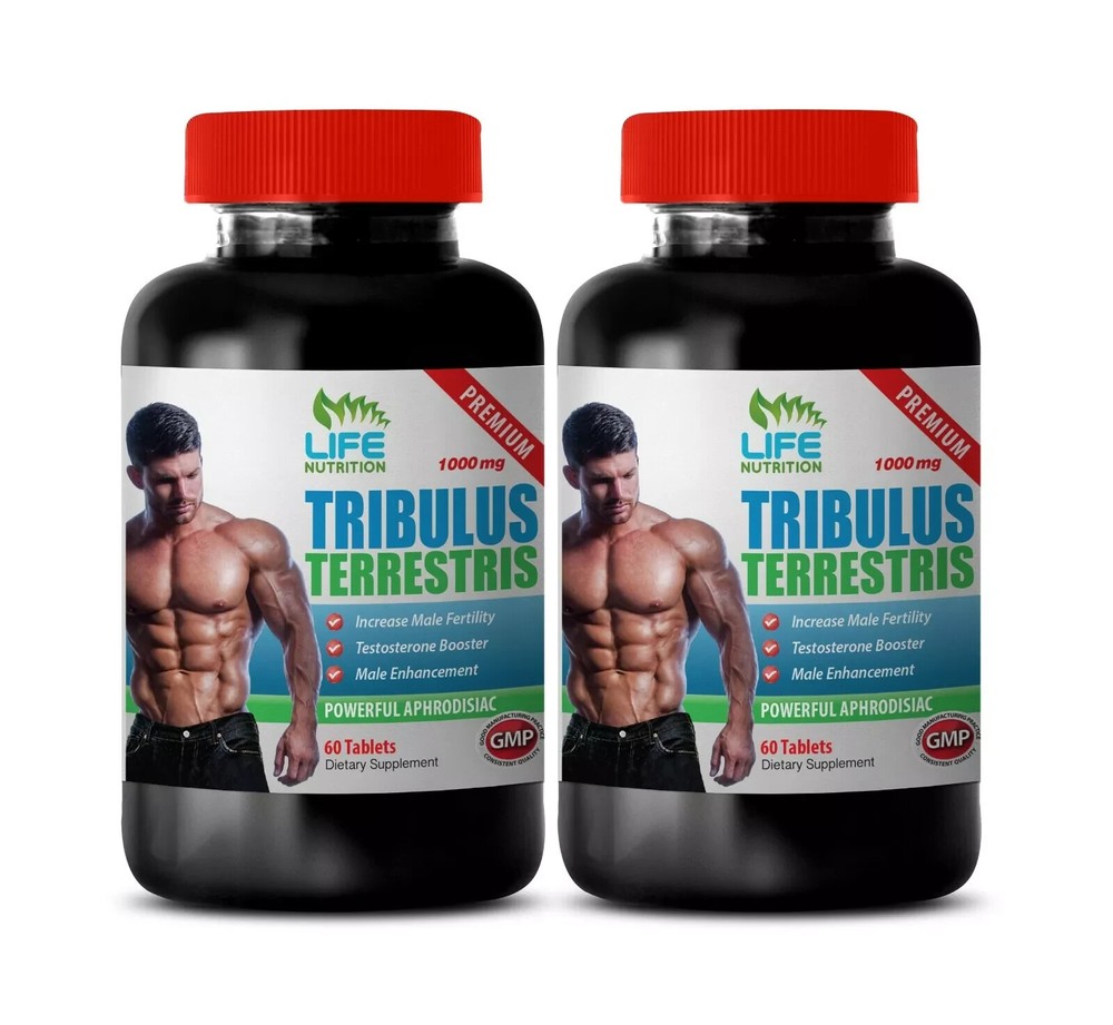 Herbal endurance - TRIBULUS TERRESTRIS - Energy booster 2 Bottles 120 Tablets