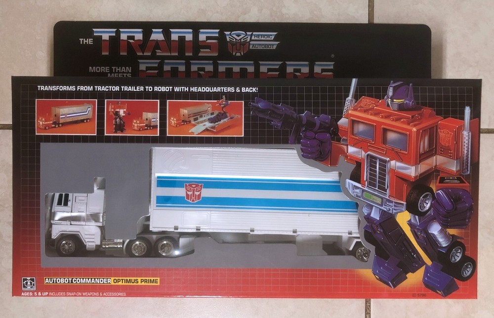 TRANSFORMERS G1 WHITE OPTIMUS PRIME US SELLER MISB RARE AUTOBOT ULTRA MAGNUS TOY