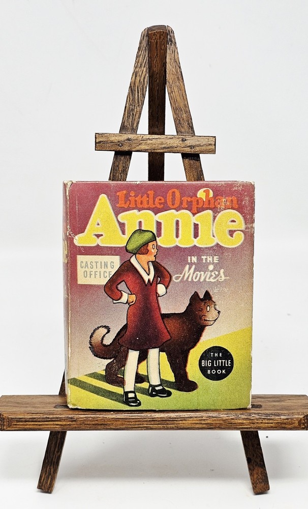 1937 Big Little Book Little Orphan Annie in the Movies #1416 Pre-loved Vintage