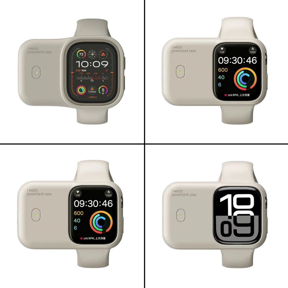 Portable Charger Case for Apple Watch Wireless Power Bank 40/41/44/45/49MM