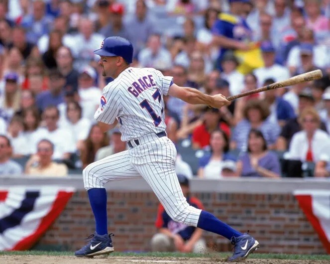Chicago Cubs Mark Grace Baseball  8x10 PHOTO PRINT