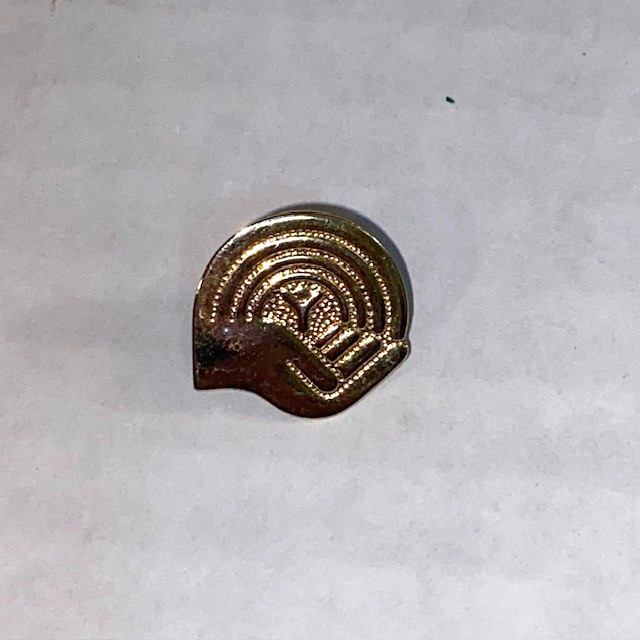 United Way Vintage Lapel Hat Pin Gold Tone