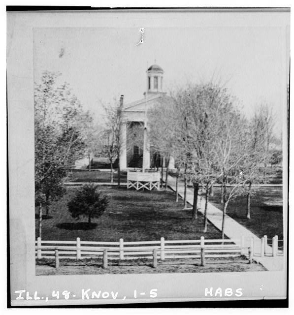 Old Knox County Courthouse,Main Street,Knoxville,Knox County,IL,Illinois,HABS,3