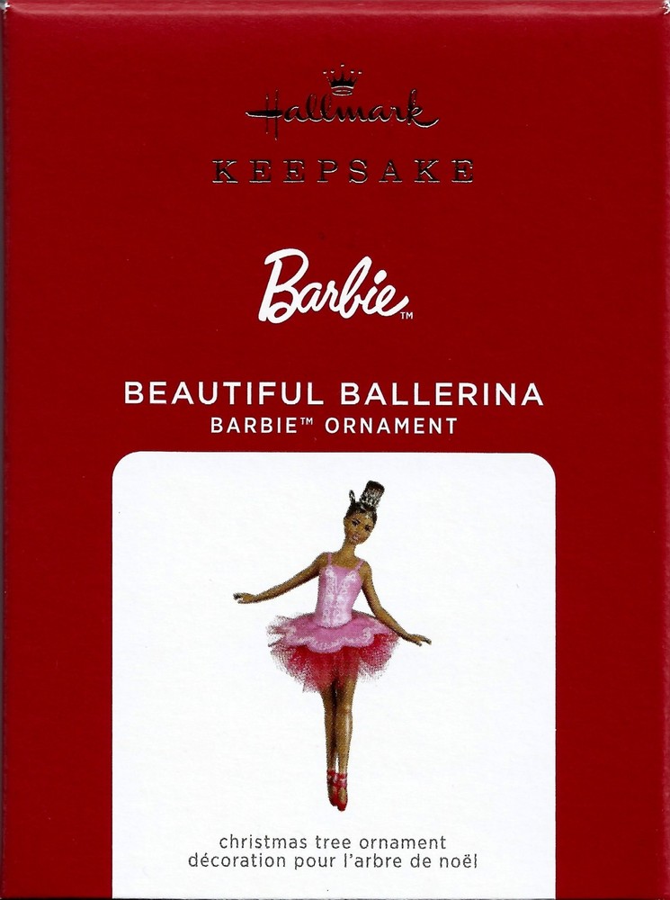 Ballerina Barbie Hallmark Keepsake Christmas Ornament New BD